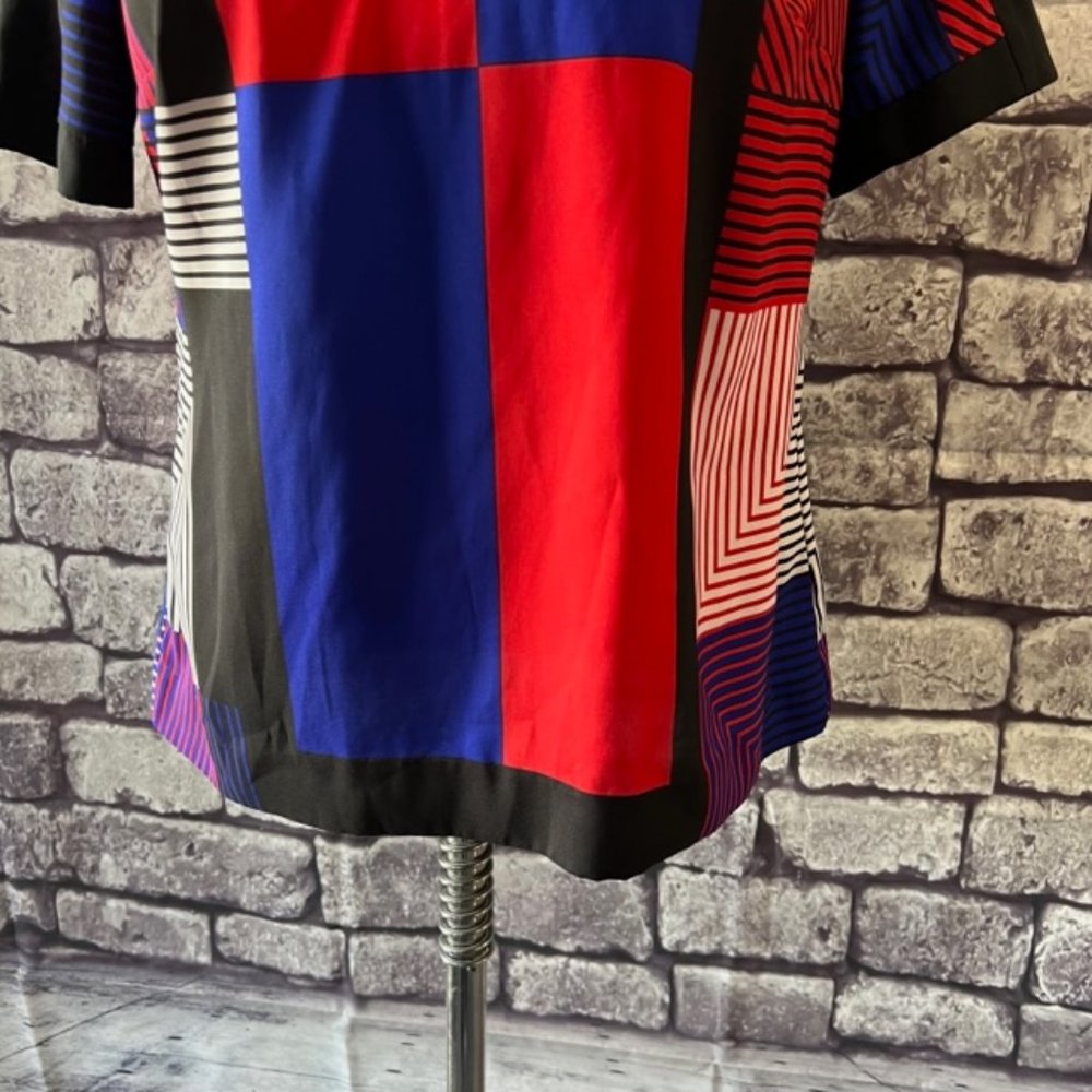 Vince Camuto Color Block Top Size Small - image 3